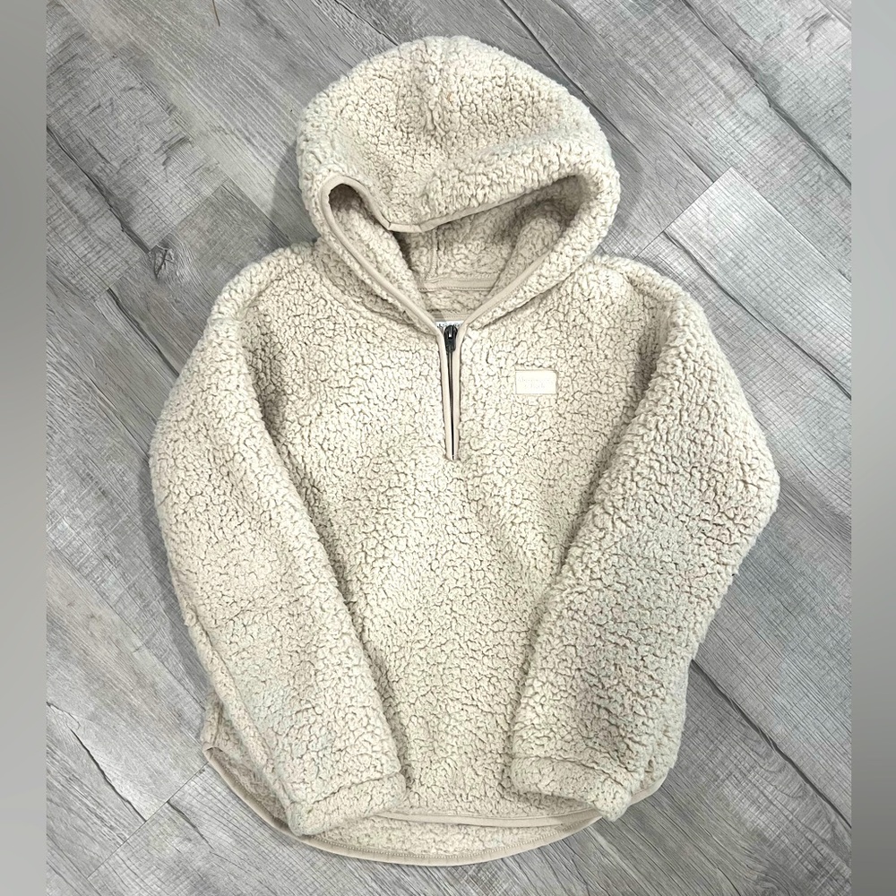 Abercrombie & Fitch Kids Pullover Sweatshirt, Cream color, Size 11/12.